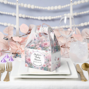 Fairy Garden Baby Shower Favor Boxes