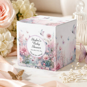 Fairy Garden Baby Shower Favor Boxes