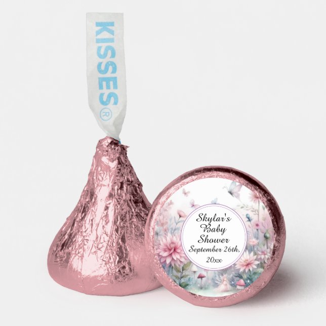 Fairy Garden Baby Shower Hershey®'s Kisses® (Front)