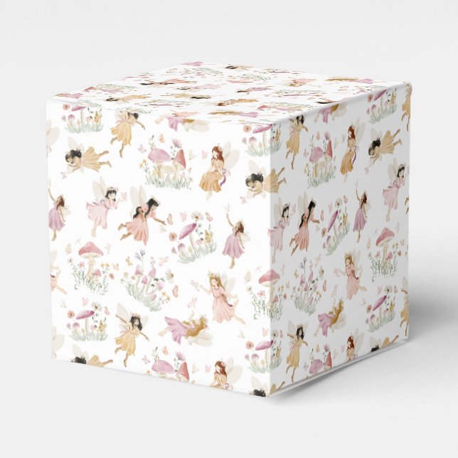 Fairy Garden Birthday Favor Boxes (Front Side)