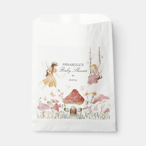 Fairy Garden Enchanted Baby Shower Decor Favor Favor Bag