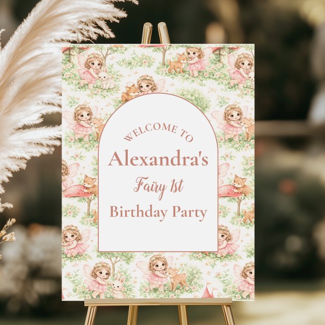 Fairy Garden First Birthday Foam Board (Creator Uploaded)