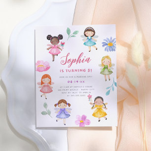 Fairy Garden Floral Girl Budget Birthday Party