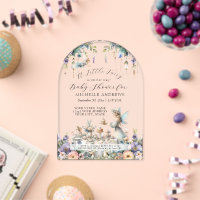 Fairy Garden Floral Tea Party Girl Baby Shower