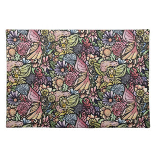 Fairy Garden Gardening      Cloth Placemat
