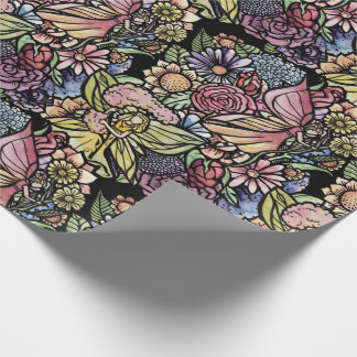 Fairy Garden Gardening Flower Gardens Fairies Wrapping Paper