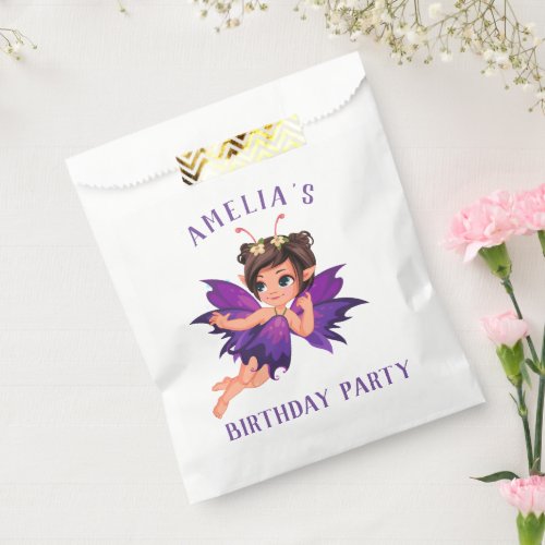 Fairy Garden Girls Birthday Whimsical forest Favor Bag