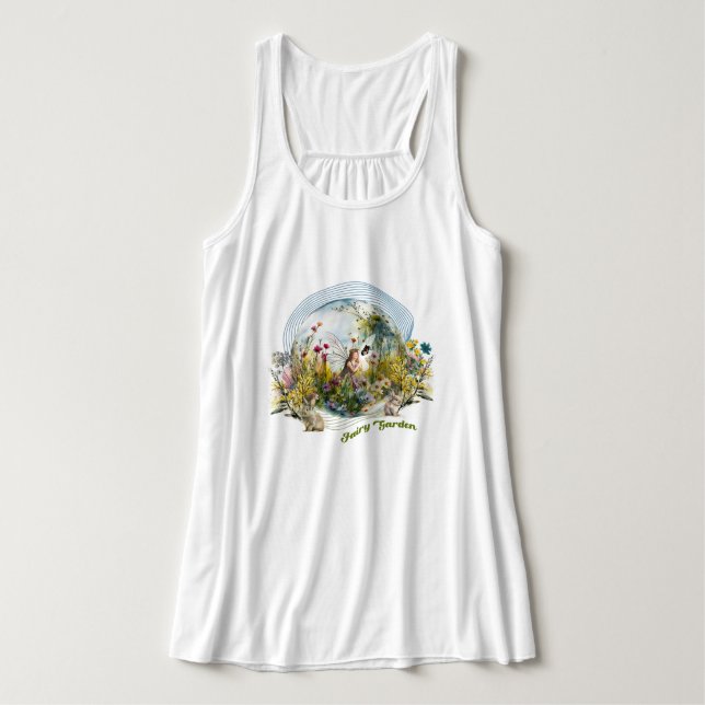 Fairy Garden Magic Tank Top (Design Front)