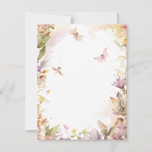 Fairy Garden Note Card (Front)