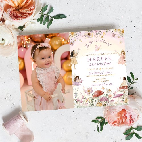 fairy party invite