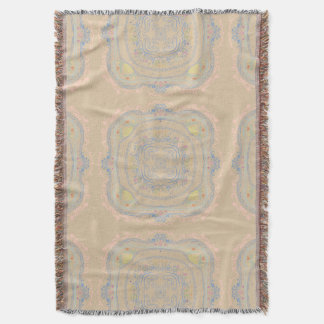 Fairy Garden Rustic Decor Ceiling Tile Design  Throw Blanket