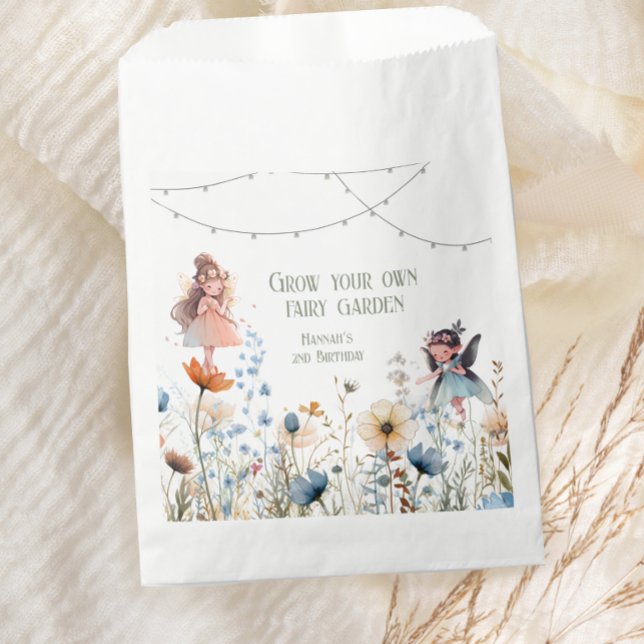 Fairy Garden Seeds Birthday Favor Bag (Creator Uploaded)