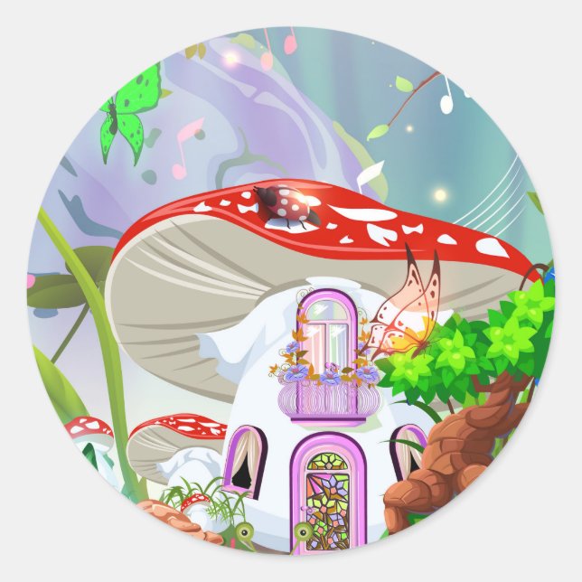 Fairy garden sticker (Front)