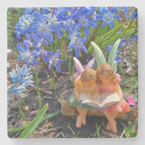 Fairy Garden Storytime Stone Coaster