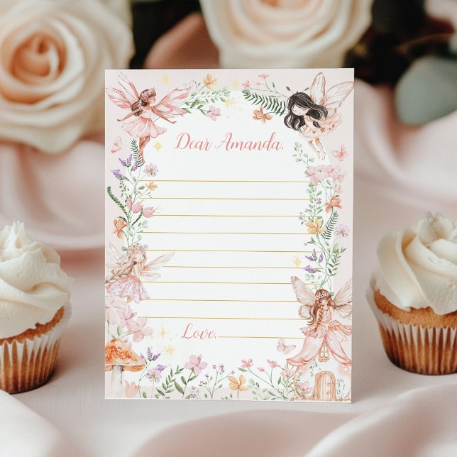 Fairy Garden Time Capsule Note Message Card (Creator Uploaded)