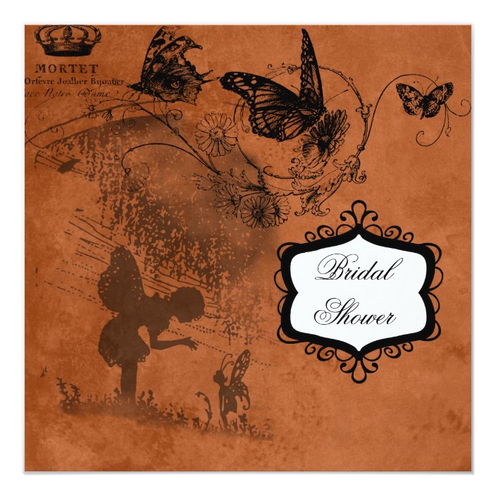 Fairy Garden Wedding Bridal Shower Invitation | Zazzle.com