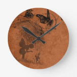Fairy Garden Wedding Wall Clock