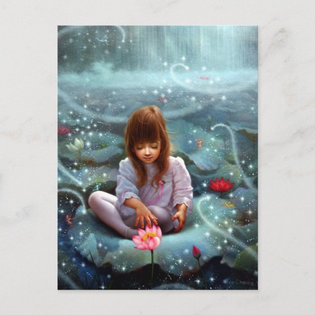 Fairy Girl and the Seven 3 Postcard (Front)