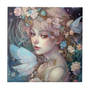 Fairy Girl Fantasy Art Ceramic Tile
