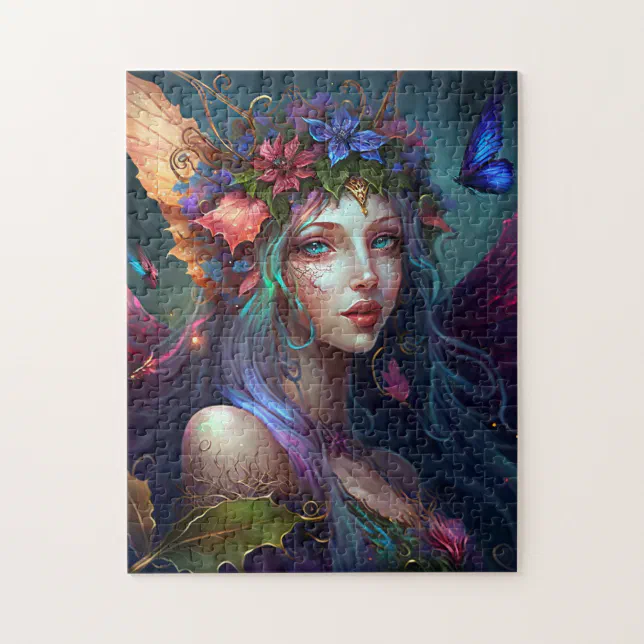 Fairy Girl Fantasy Art Jigsaw Puzzle Zazzle