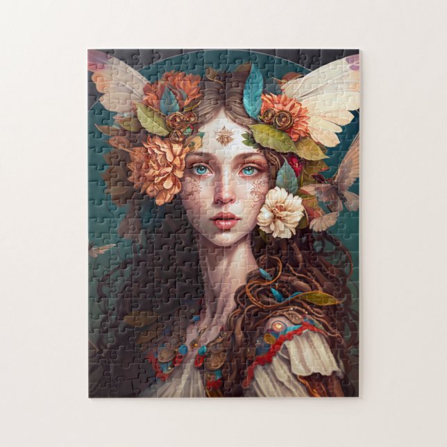 Fairy Girl Fantasy Art Jigsaw Puzzle (Vertical)