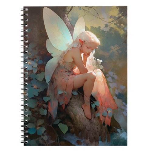 Fairy Girl Fantasy Art Notebook