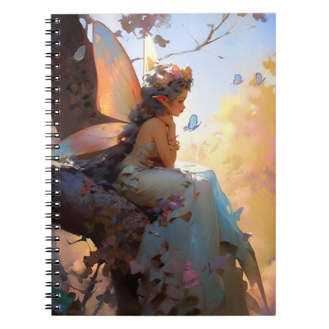 Fairy Girl Fantasy Art Notebook (Front)