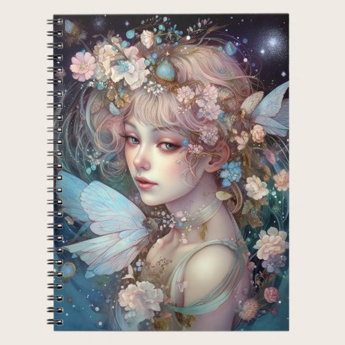 Fairy Girl Fantasy Art Notebook