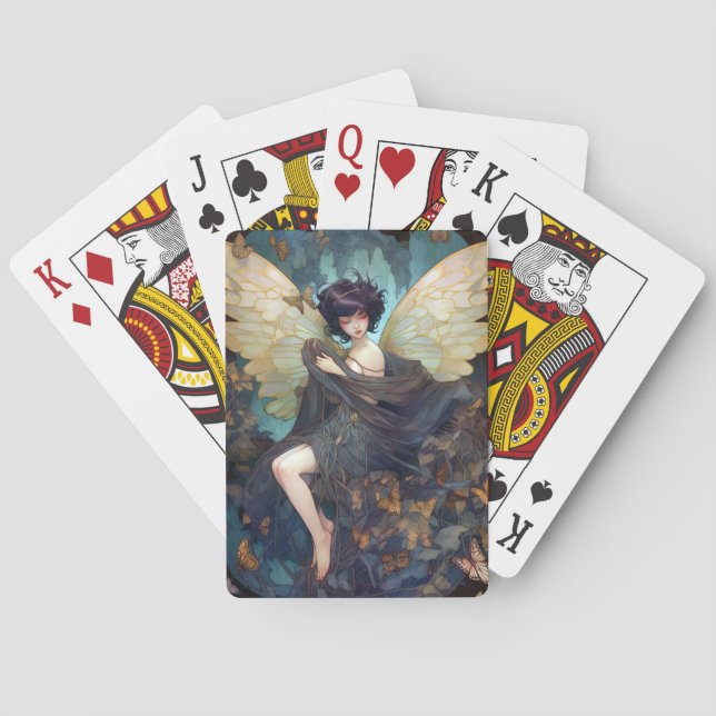 Fairy Girl Fantasy Art Poker Cards (Back)
