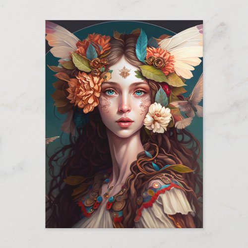 Fairy Girl Fantasy Art Postcard