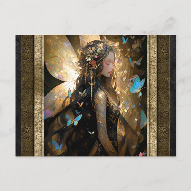 Fairy Girl Fantasy Art Postcard (Front)