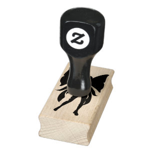 Fairy girl fantasy art rubber stamp