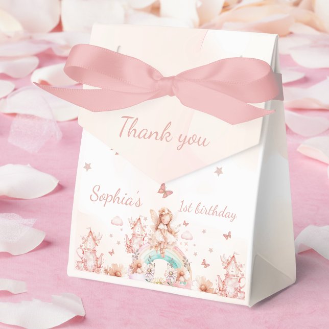 Fairy Girl Rainbow Magic Teapot Birthday  Favor Boxes (Creator Uploaded)