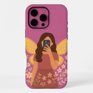 Fairy Girl Selfie Aesthetic Sticker iPhone 16 Pro Max Case