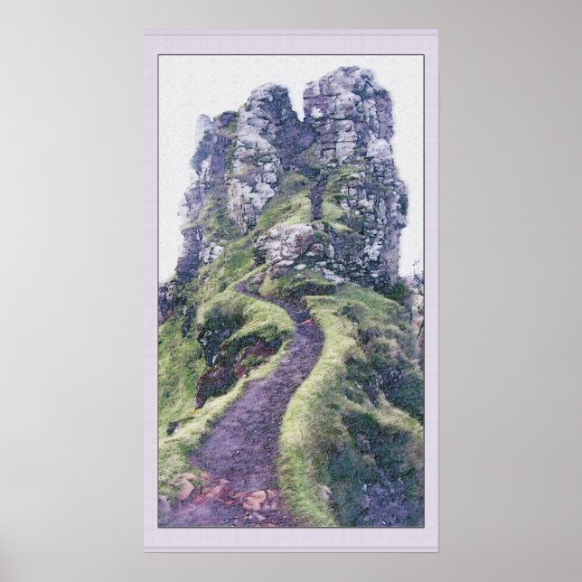 Fairy Glen Castle Scotland Poster (Front)