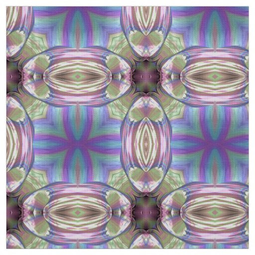 FAIRY GLEN ~ Purple Aqua Pink Green Pretty Fabric