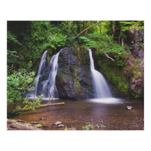 Fairy Glen, Rosemarkie Waterfall Faux Canvas Print