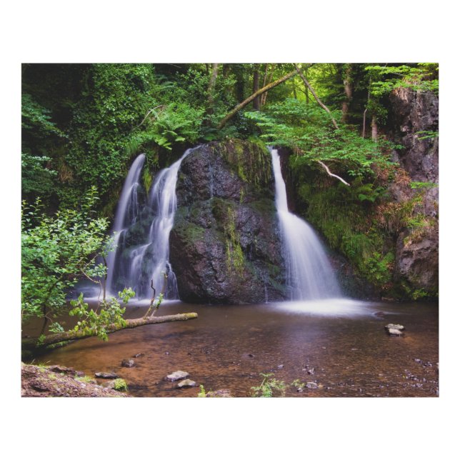 Fairy Glen, Rosemarkie Waterfall Faux Canvas Print (Front)