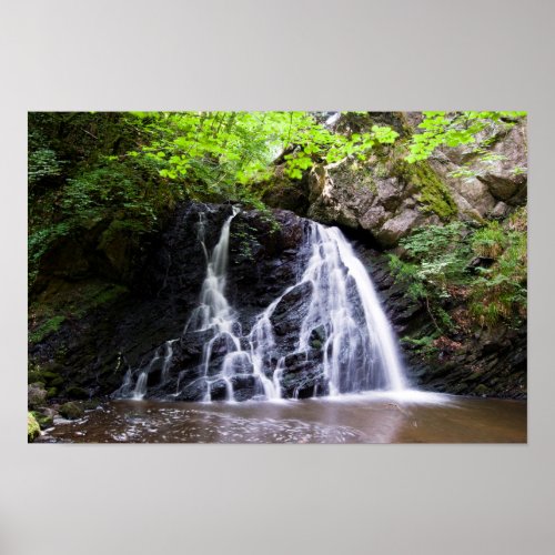 Fairy Glen waterfall Rosemarkie Scotland Poster