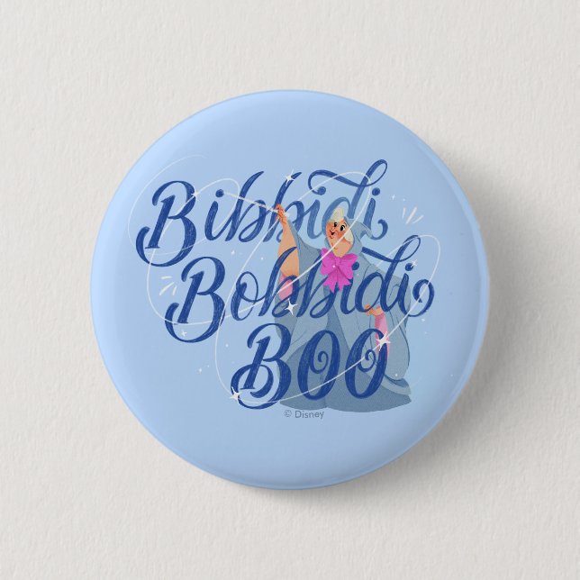 Fairy Godmother - Bibbidi Bobbidi Boo Button (Front)
