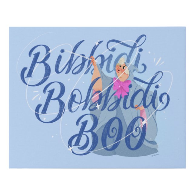 Fairy Godmother - Bibbidi Bobbidi Boo Faux Canvas Print (Front)