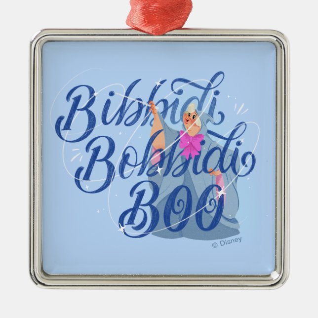 Fairy Godmother - Bibbidi Bobbidi Boo Metal Ornament (Front)