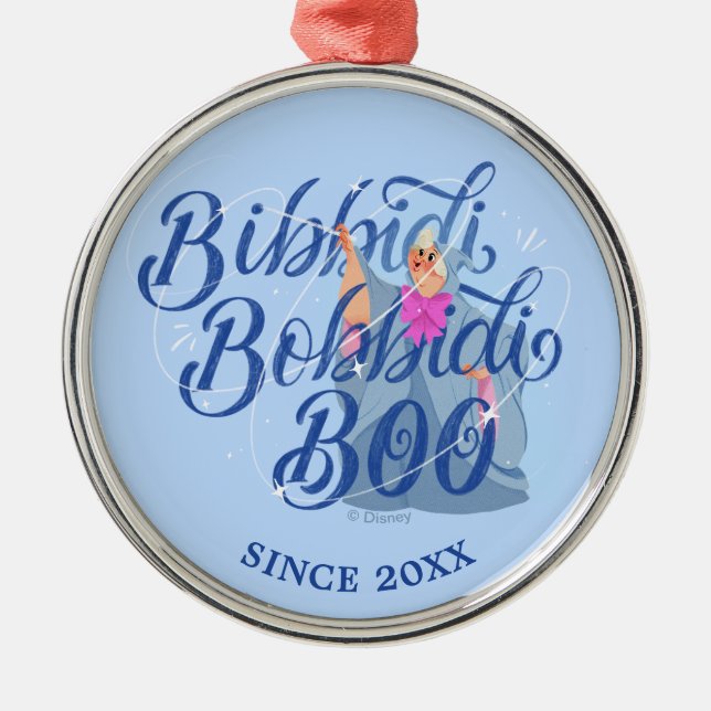 Fairy Godmother - Bibbidi Bobbidi Boo Metal Ornament (Front)