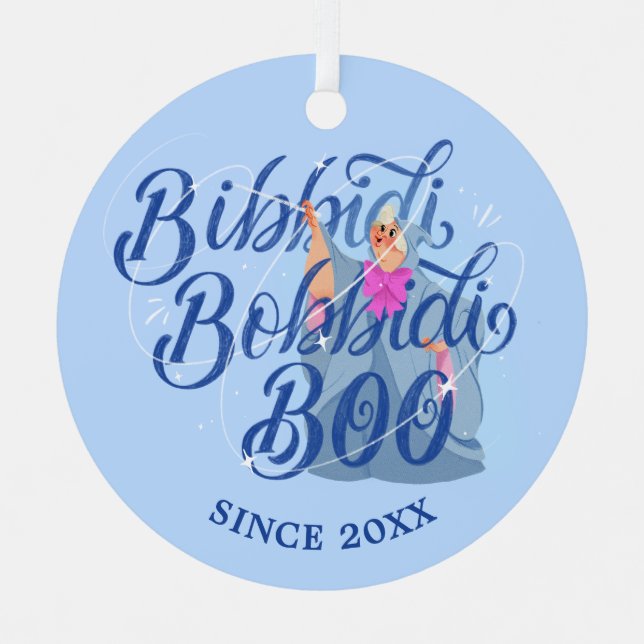 Fairy Godmother - Bibbidi Bobbidi Boo Metal Ornament (Front)