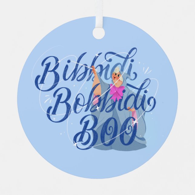 Fairy Godmother - Bibbidi Bobbidi Boo Metal Ornament (Front)