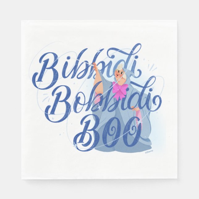 Fairy Godmother - Bibbidi Bobbidi Boo Napkins (Front)