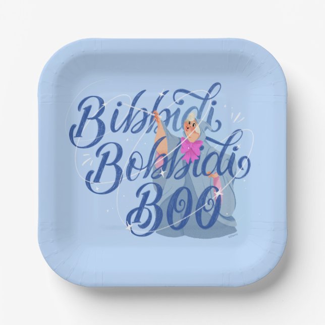 Fairy Godmother - Bibbidi Bobbidi Boo Paper Plates (Front)