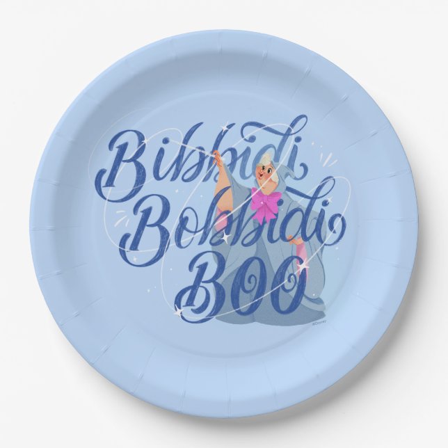 Fairy Godmother - Bibbidi Bobbidi Boo Paper Plates (Front)