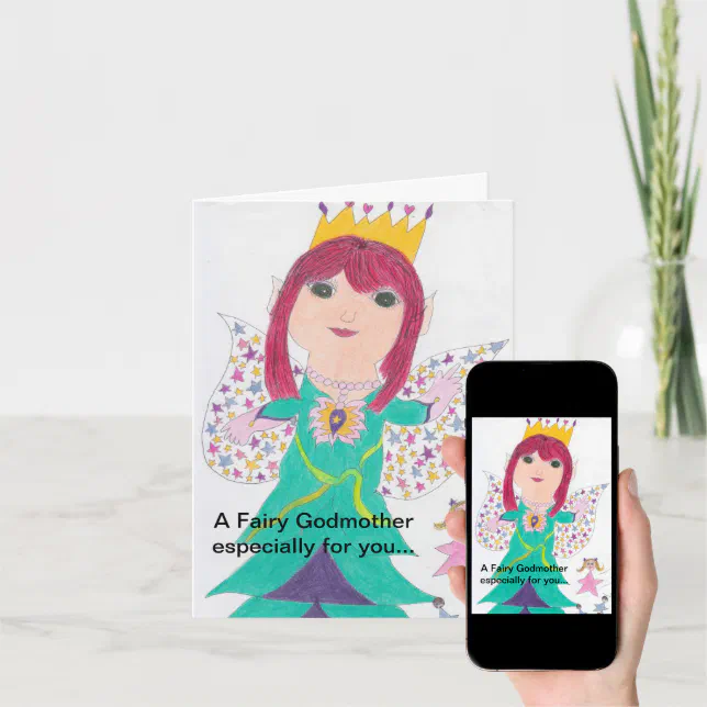 Fairy Godmother Birthday Wishes Card | Zazzle