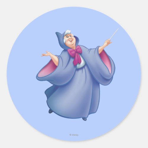 Fairy Godmother Classic Round Sticker